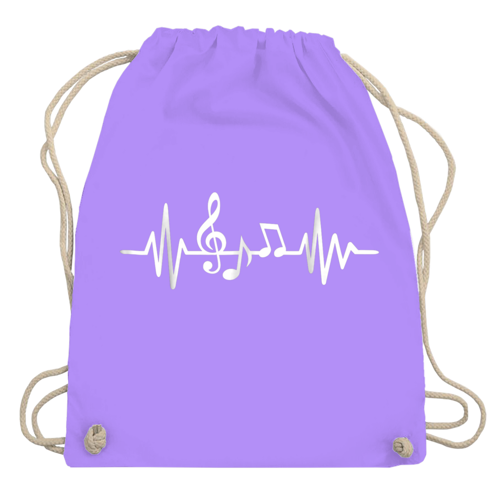 Heartbeat Musik Turnbeutel – Geschenk für Musiker und Musikfans