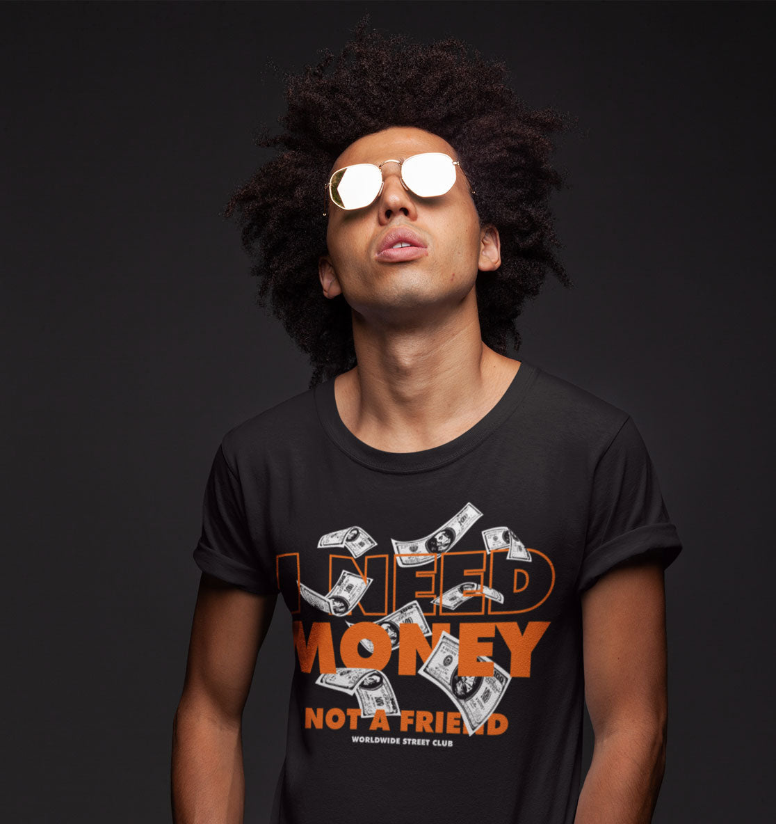 I Need Money - Not a Friend - Premium Shirt