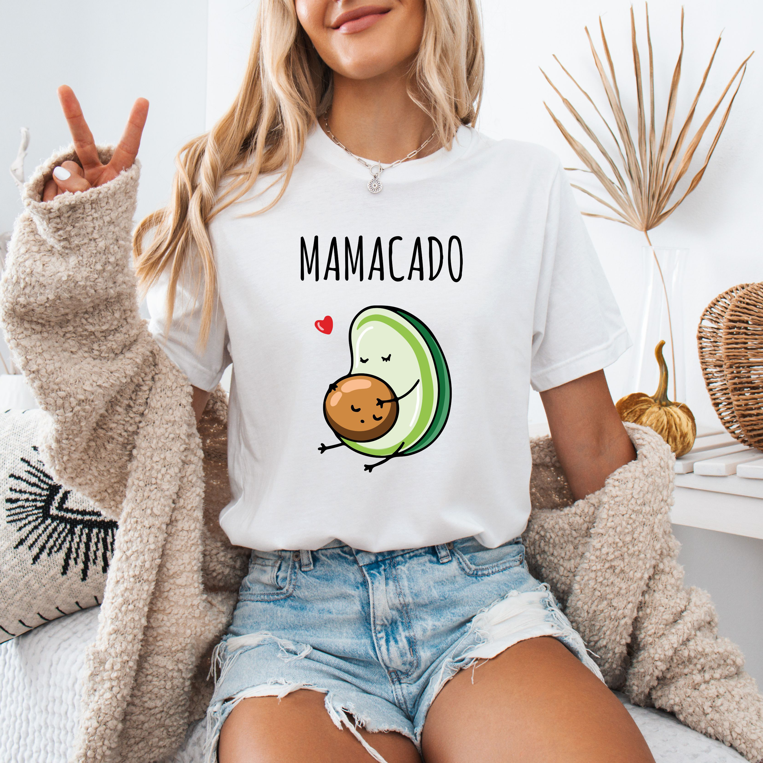 Mamacado T-Shirt – Lustiges Mama Geschenk für Mütter und Schwangere