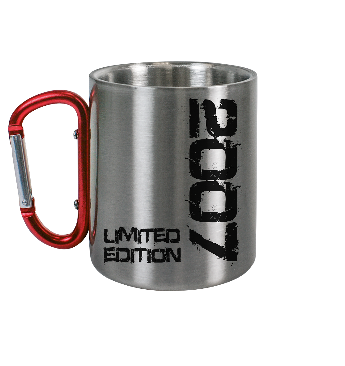 18. Geburtstag - Edelstahl Karabiner Tasse