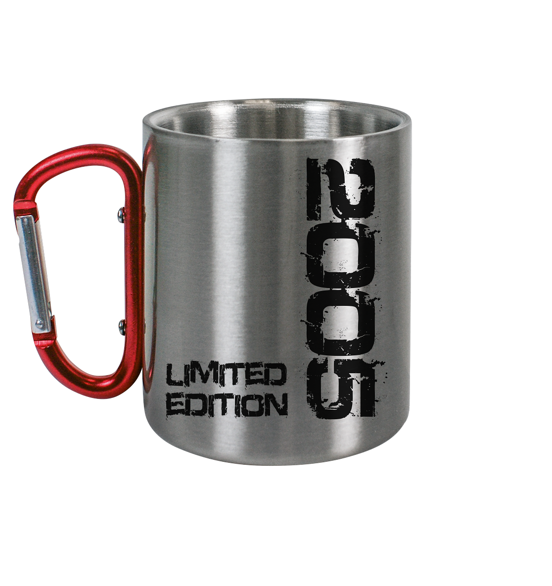 20. Geburtstag - Edelstahl Karabiner Tasse