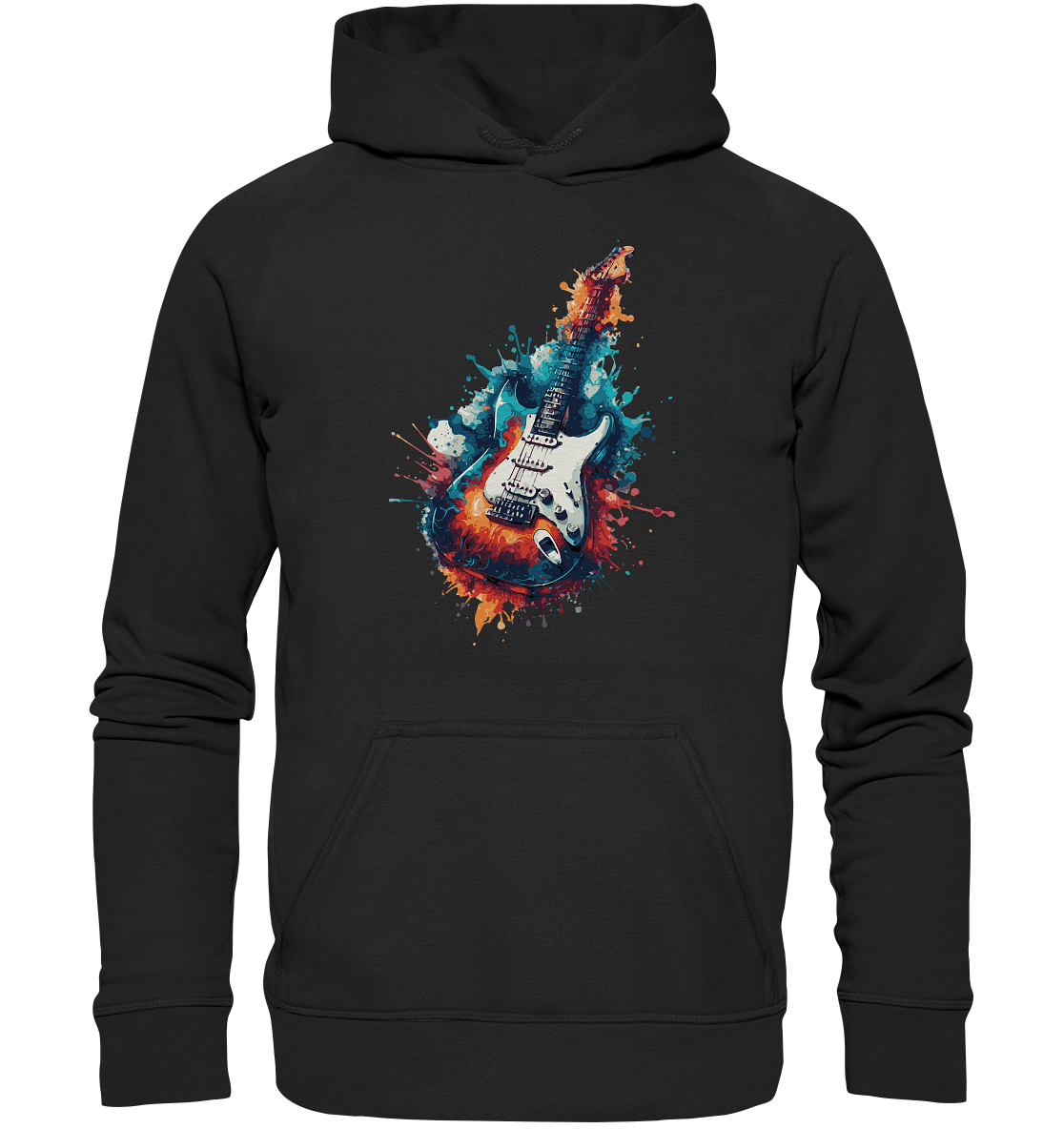 Gitarren Gitarristen Musiker Geschenk Hoodie