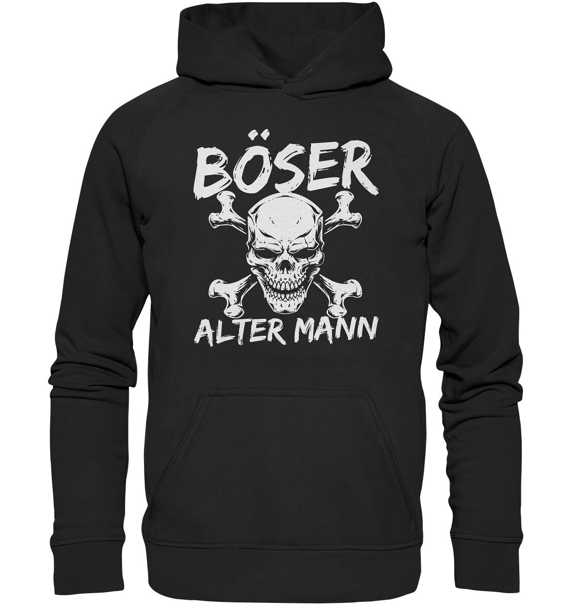 Böser alter Mann | Sarkasmus Spruch - Unisex Hoodie