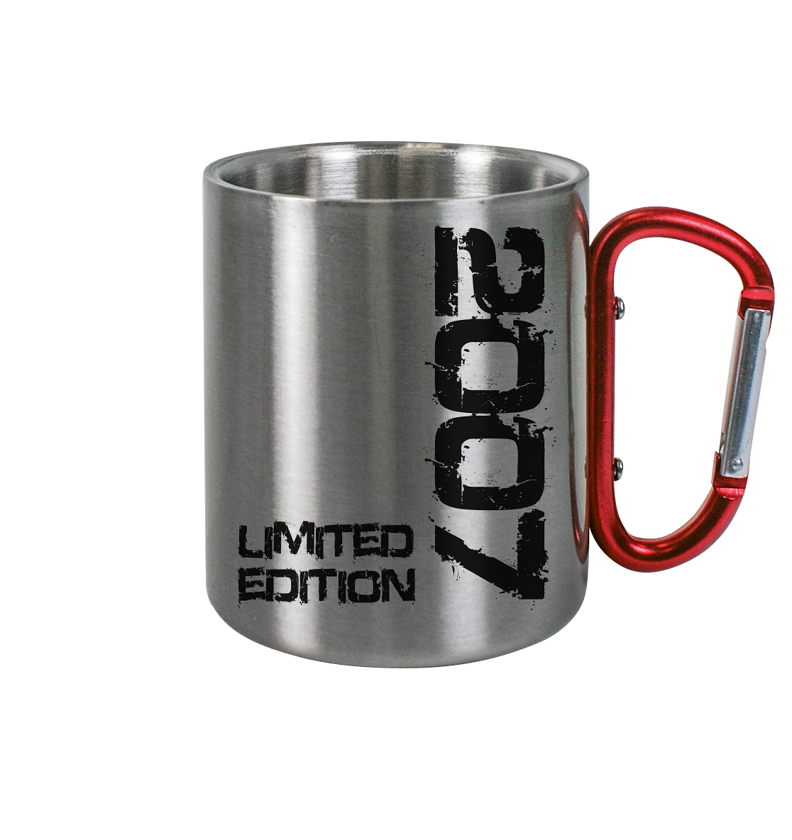 18. Geburtstag - Edelstahl Karabiner Tasse