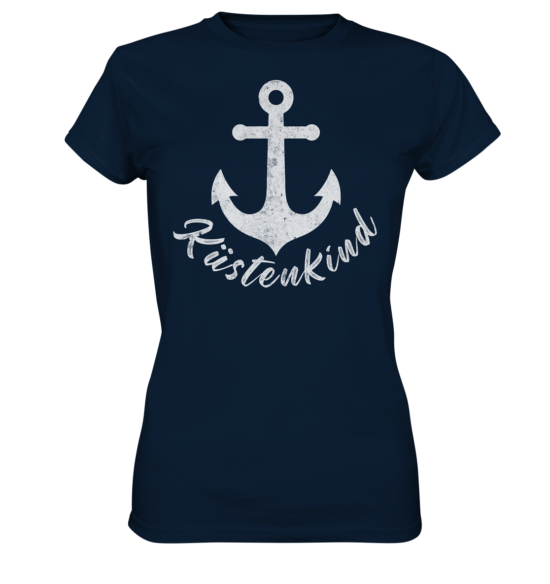 Küstenkind T-Shirt mit Anker - Damen T-Shirt