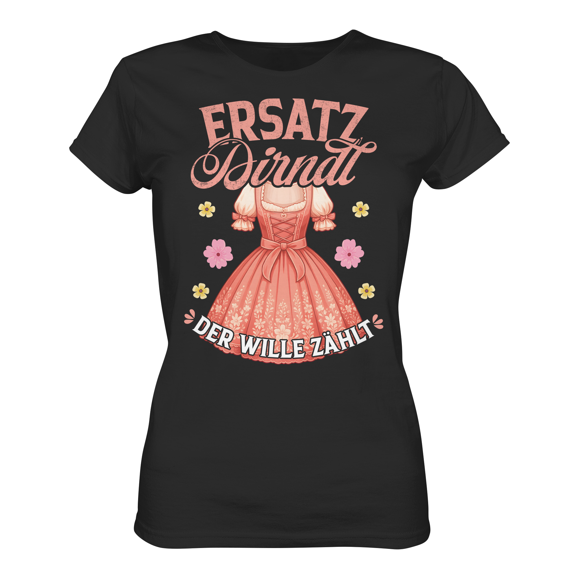 Ersatz Dirndl Trachtenshirt Damen T-Shirt