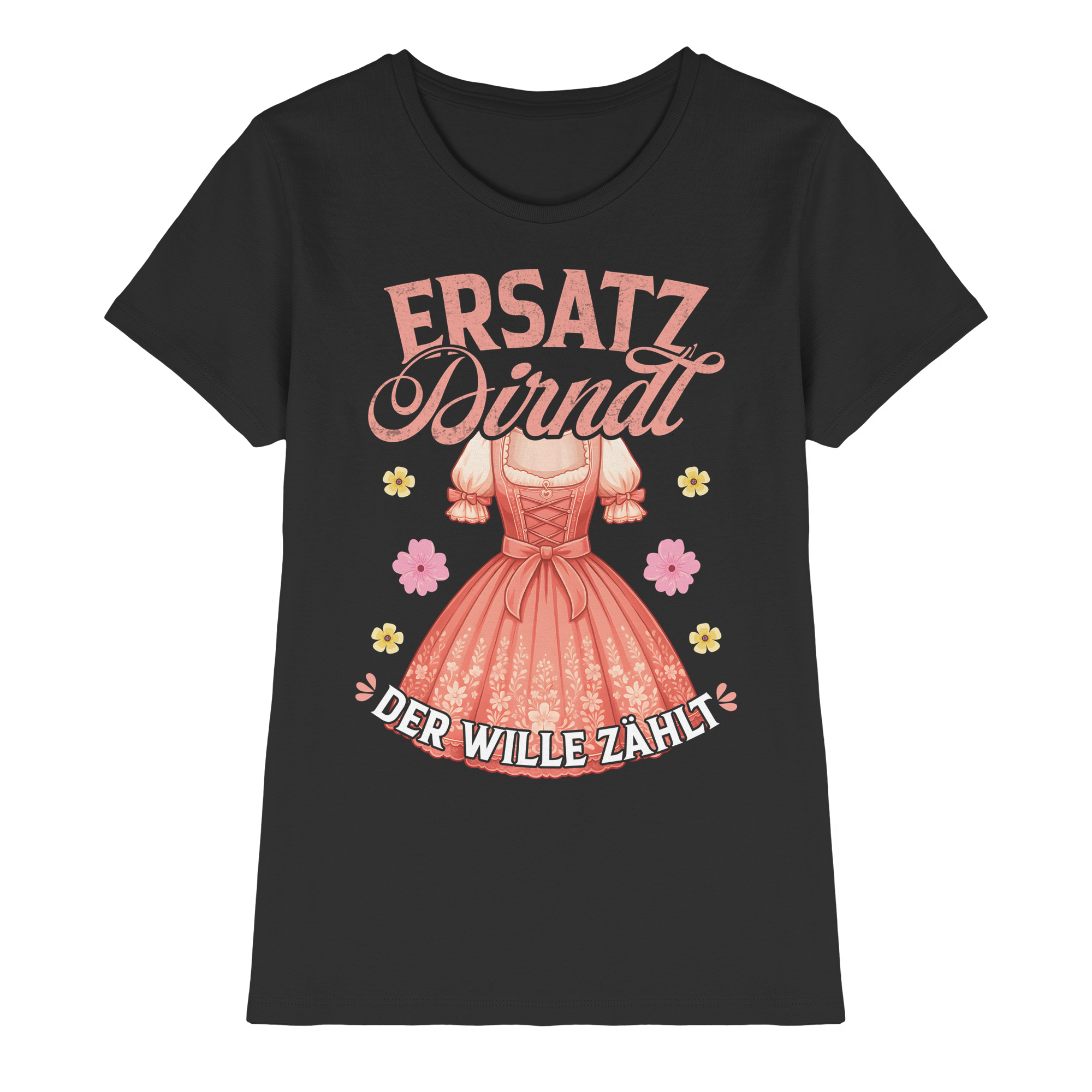 Ersatz Dirndl Trachtenshirt Damen T-Shirt