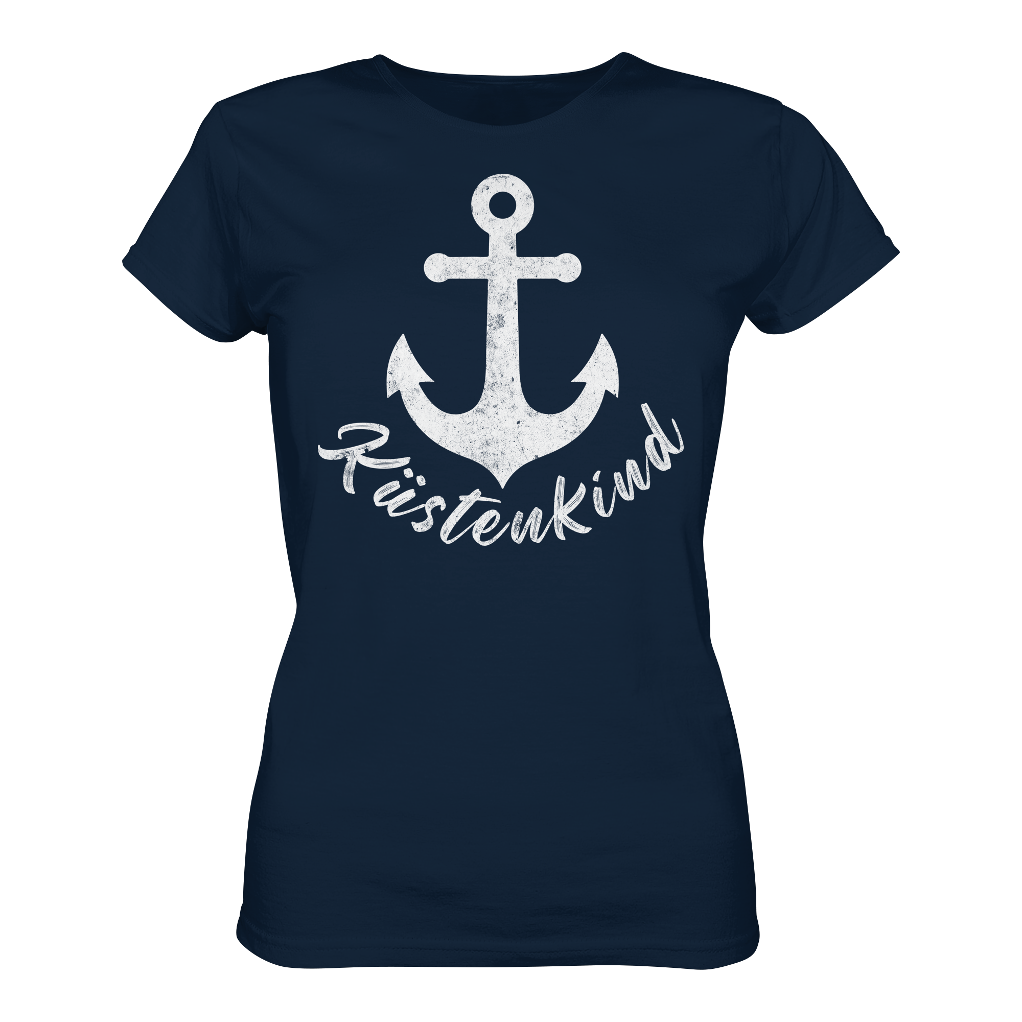 Küstenkind T-Shirt mit Anker - Damen T-Shirt