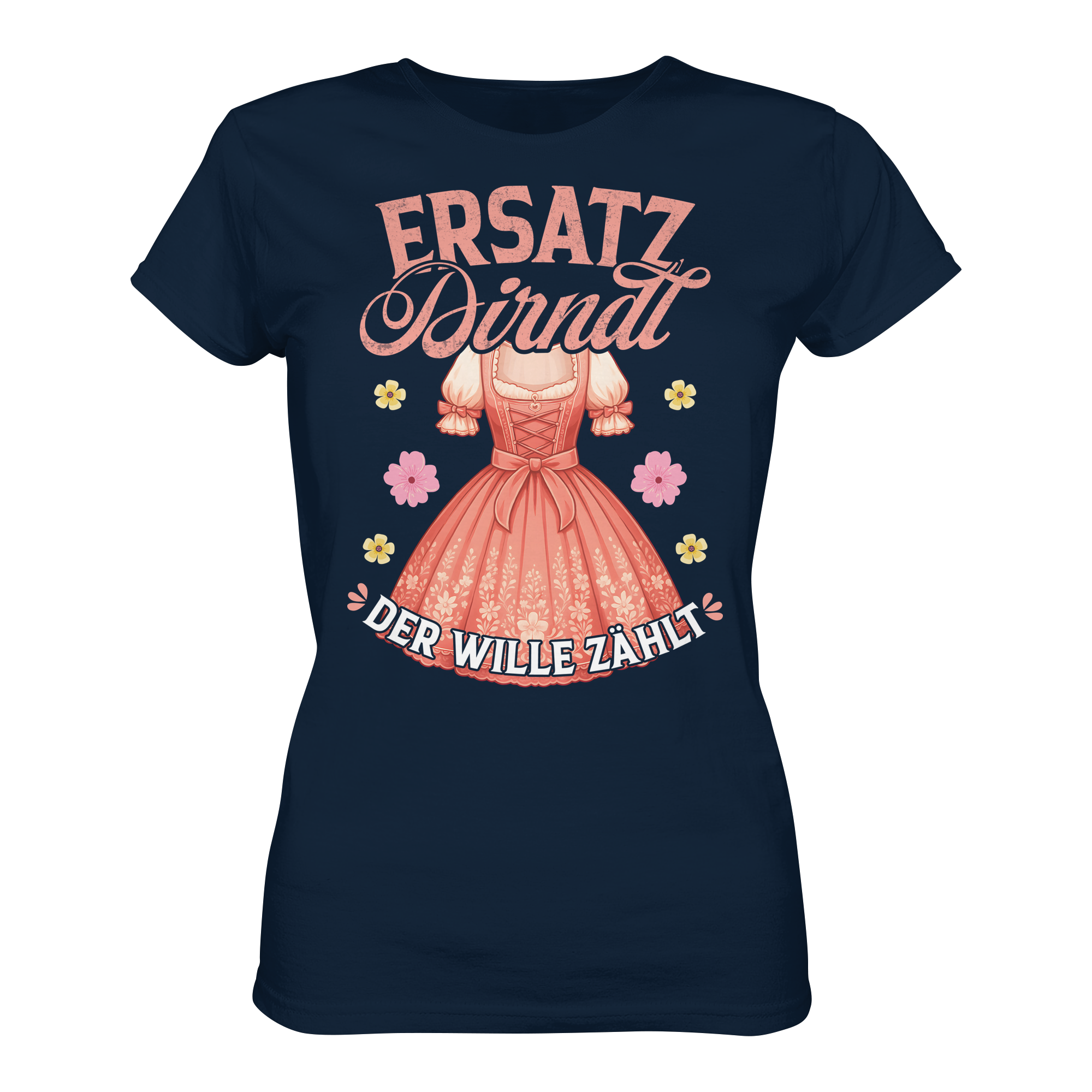 Ersatz Dirndl Trachtenshirt Damen T-Shirt