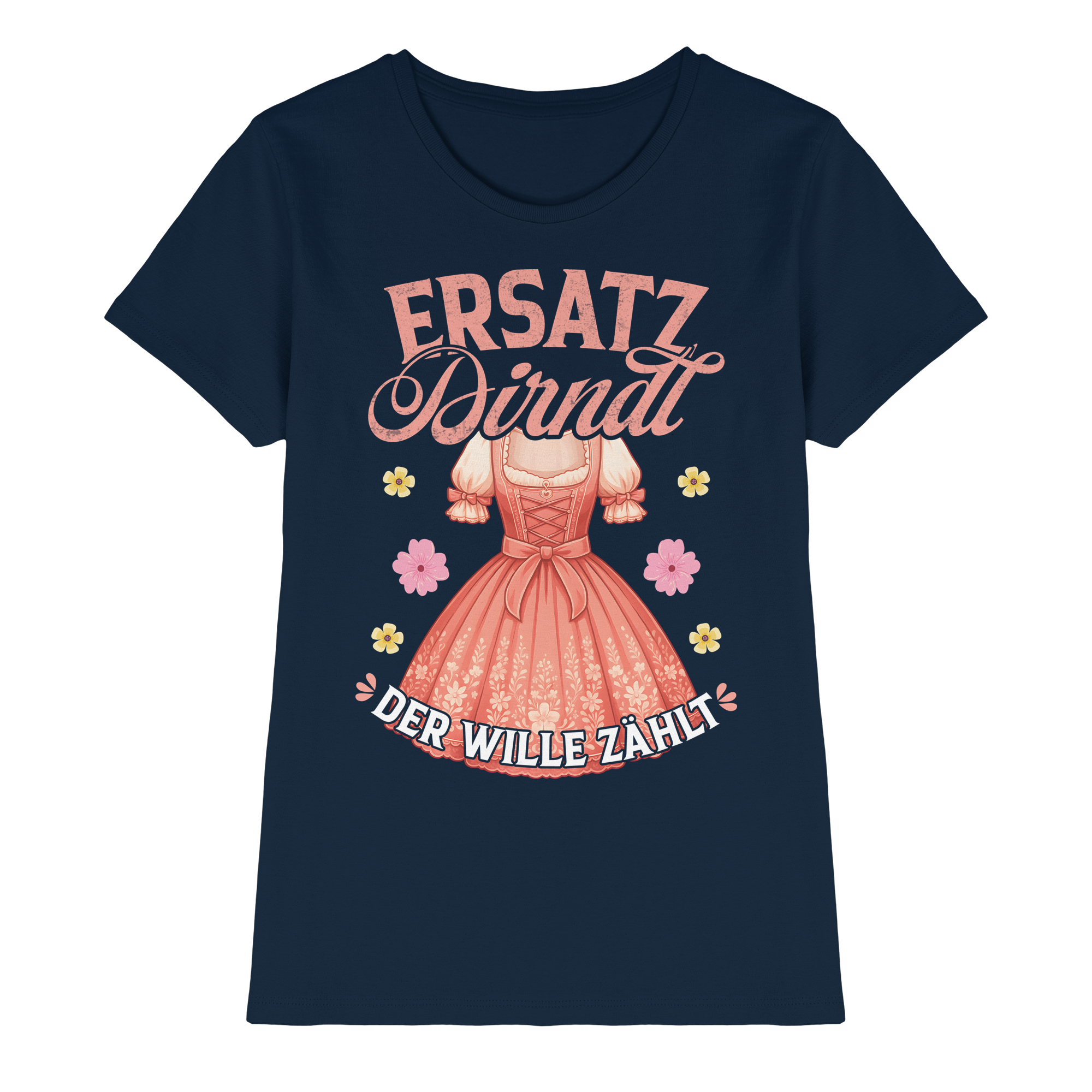 Ersatz Dirndl Trachtenshirt Damen T-Shirt