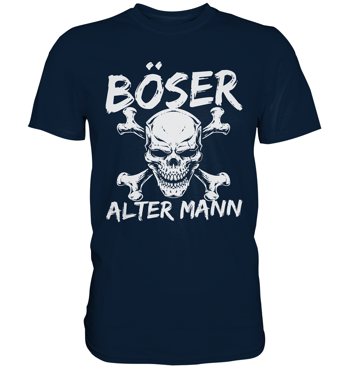 Böser alter Mann | Skull Totenkopf - Premium Shirt
