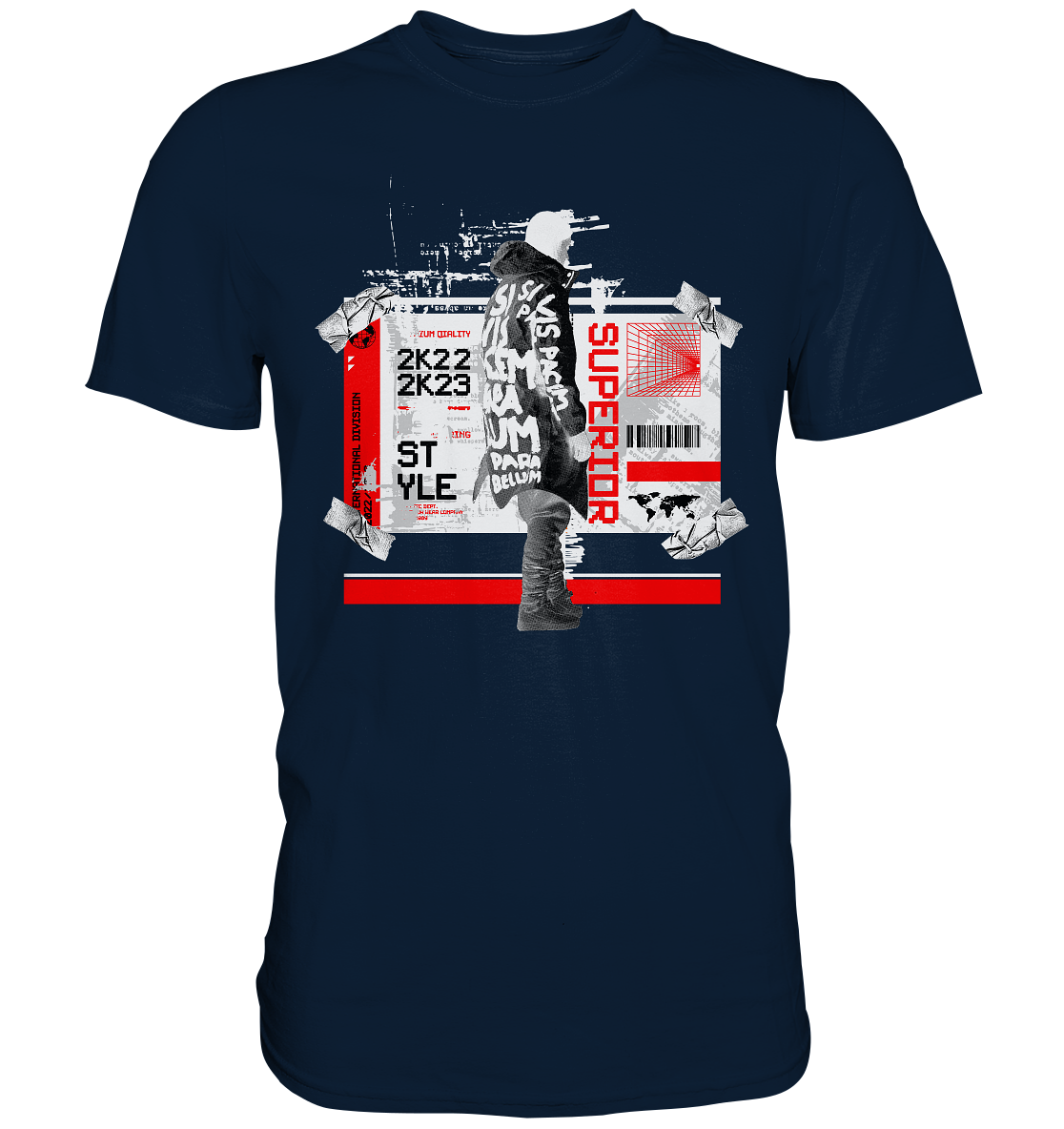 Superior Style Abstract Vintage Streetwear Fashion - Premium Shirt