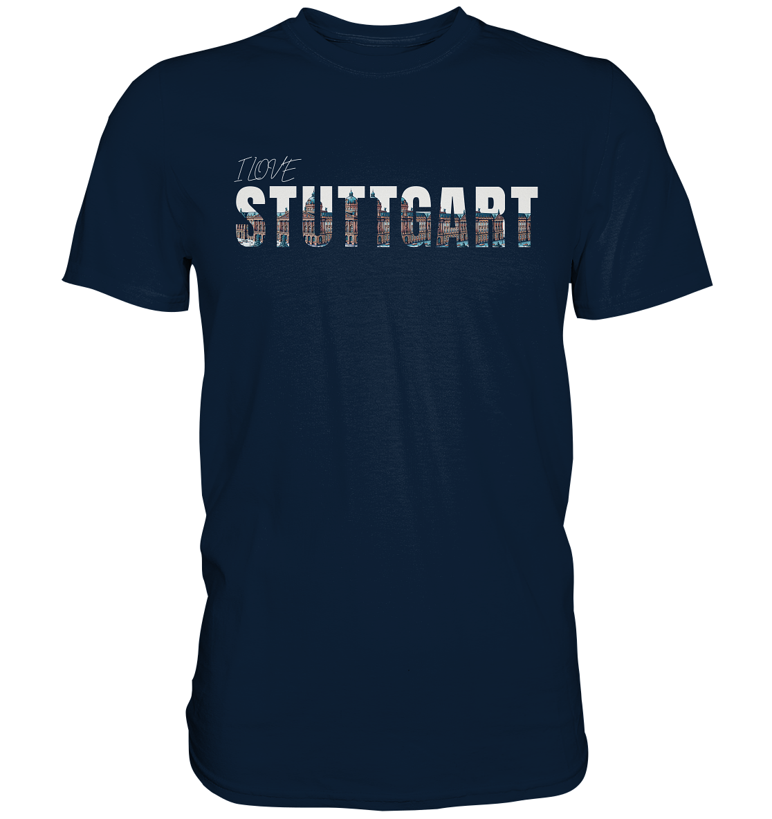 Stuttgart Skyline I Love Stuggi Schwabenland T-Shirt