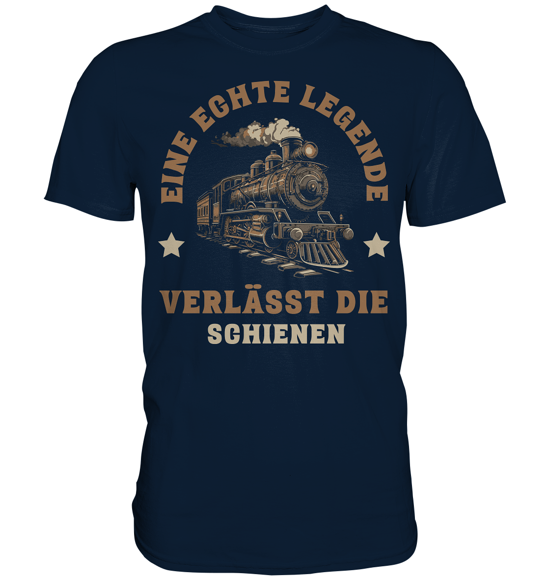 Eine echte Legende verlässt die Schienen - Premium Shirt