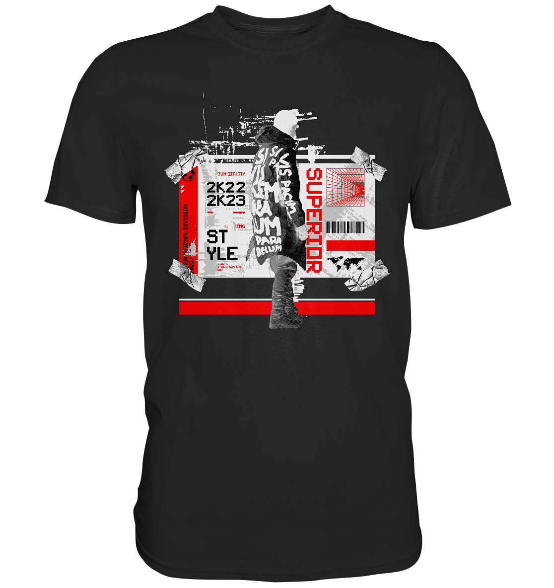 Superior Style Abstract Vintage Streetwear Fashion - Premium Shirt