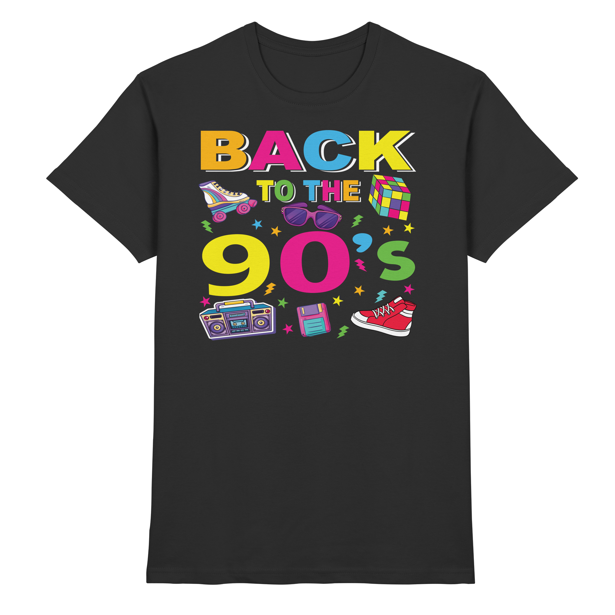 Back to the 90s T-Shirt – Lustiges Retro Shirt für Mottoparty & Festival