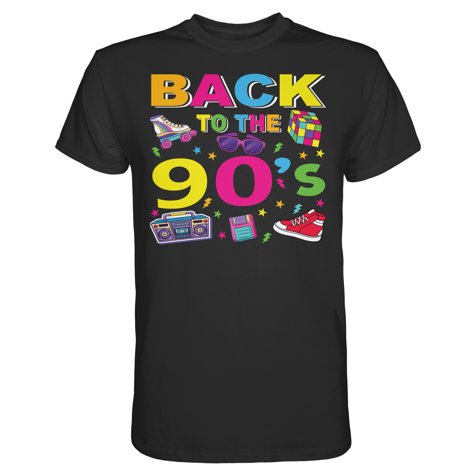 Back to the 90s T-Shirt – Lustiges Retro Shirt für Mottoparty & Festival