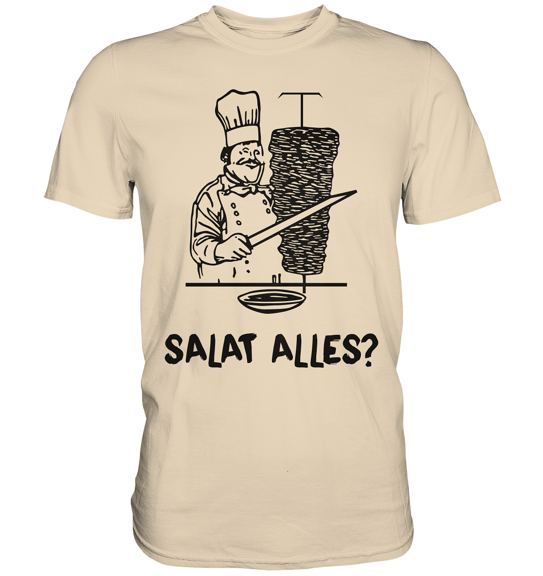 Döner Kebab | Salat Alles - Premium Shirt