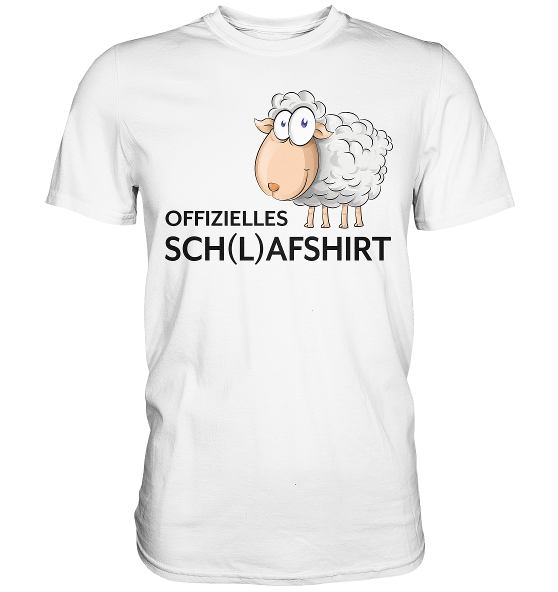 Offizielles Schlafshirt Schaf - Premium Shirt