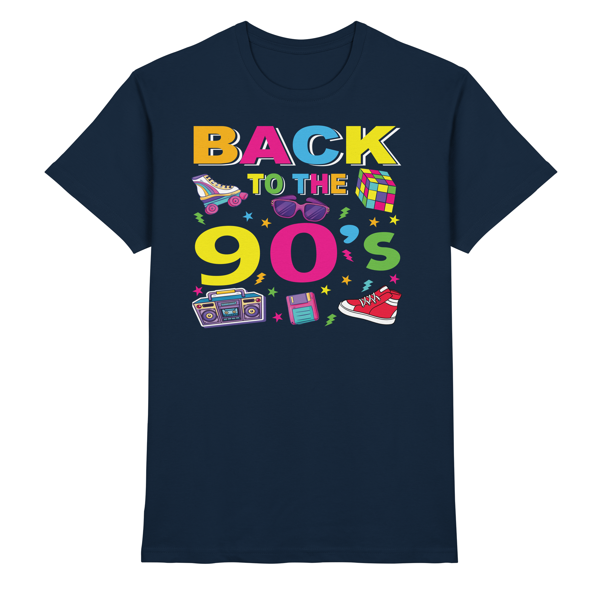 Back to the 90s T-Shirt – Lustiges Retro Shirt für Mottoparty & Festival