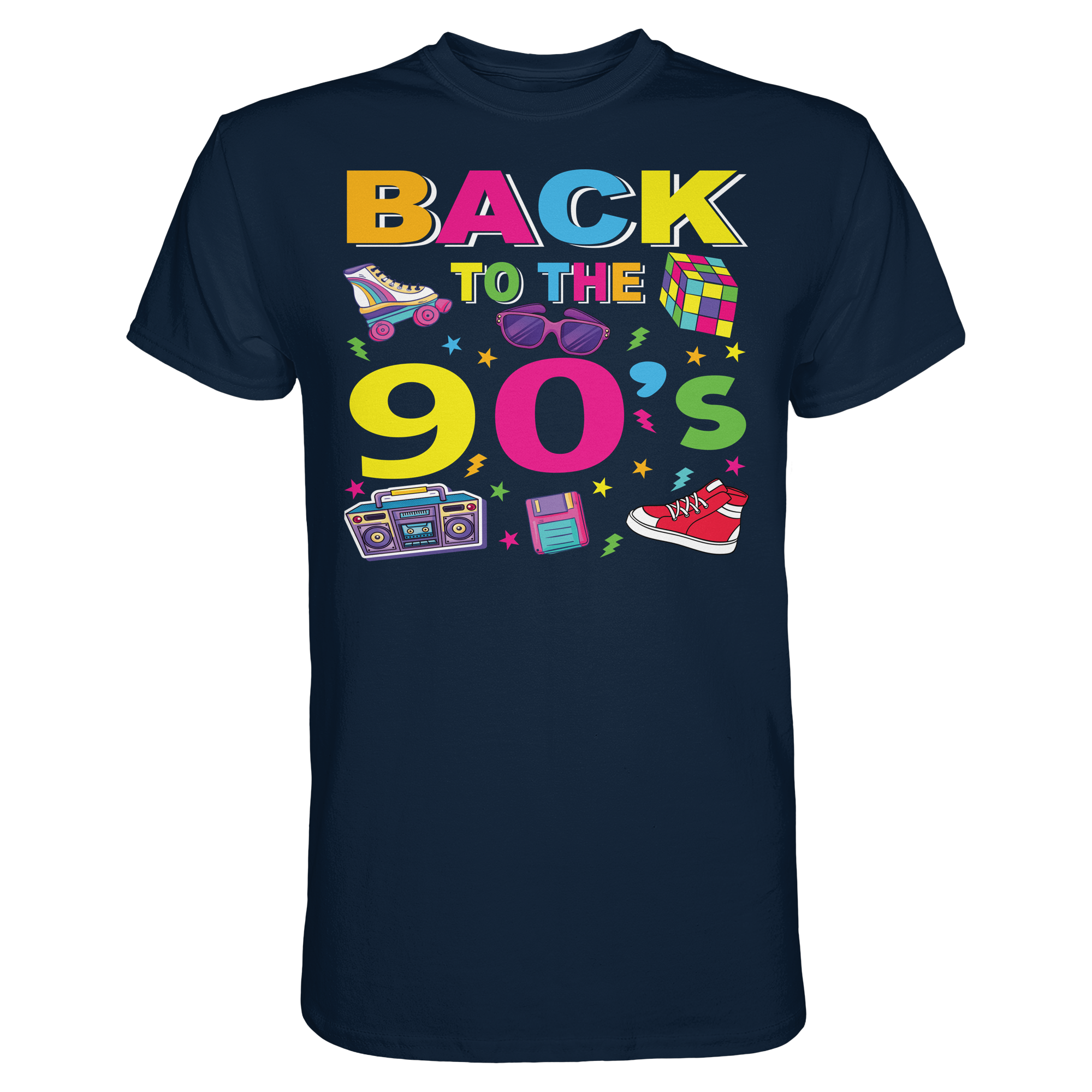 Back to the 90s T-Shirt – Lustiges Retro Shirt für Mottoparty & Festival