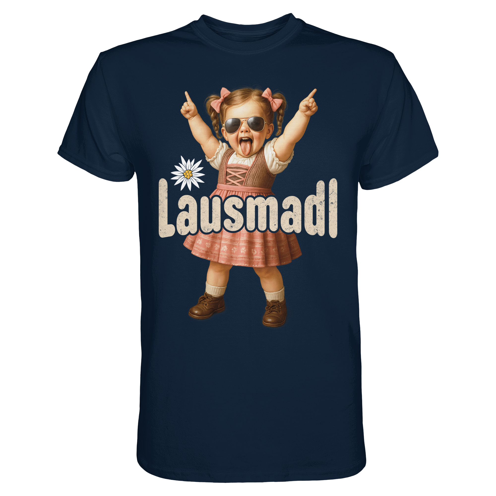 Lausmadl T-Shirt – Lustiges Trachten Funshirt für Volksfest, Party & Wiesn