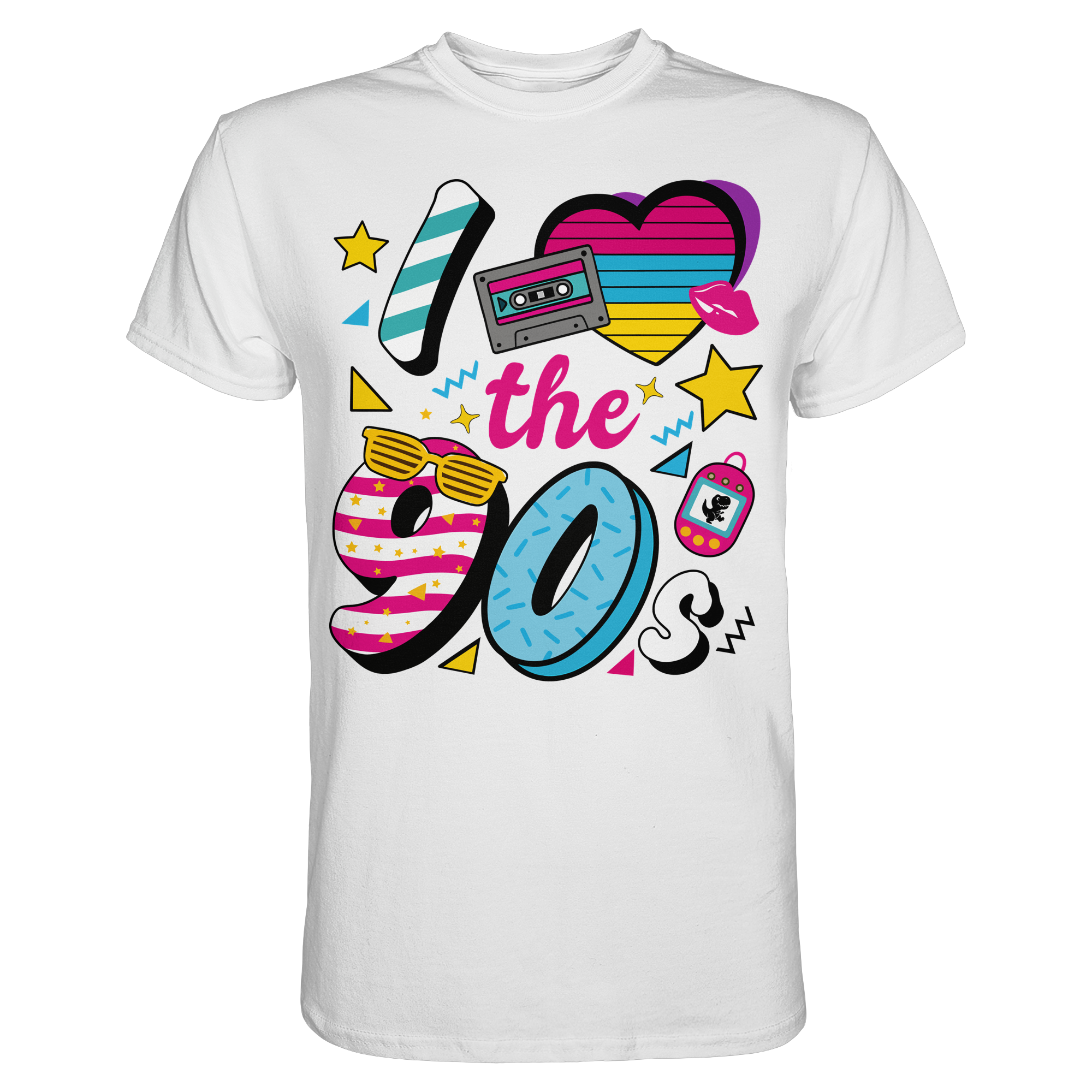 I Love the 90s T-Shirt | Retro 90er Jahre Party Shirt