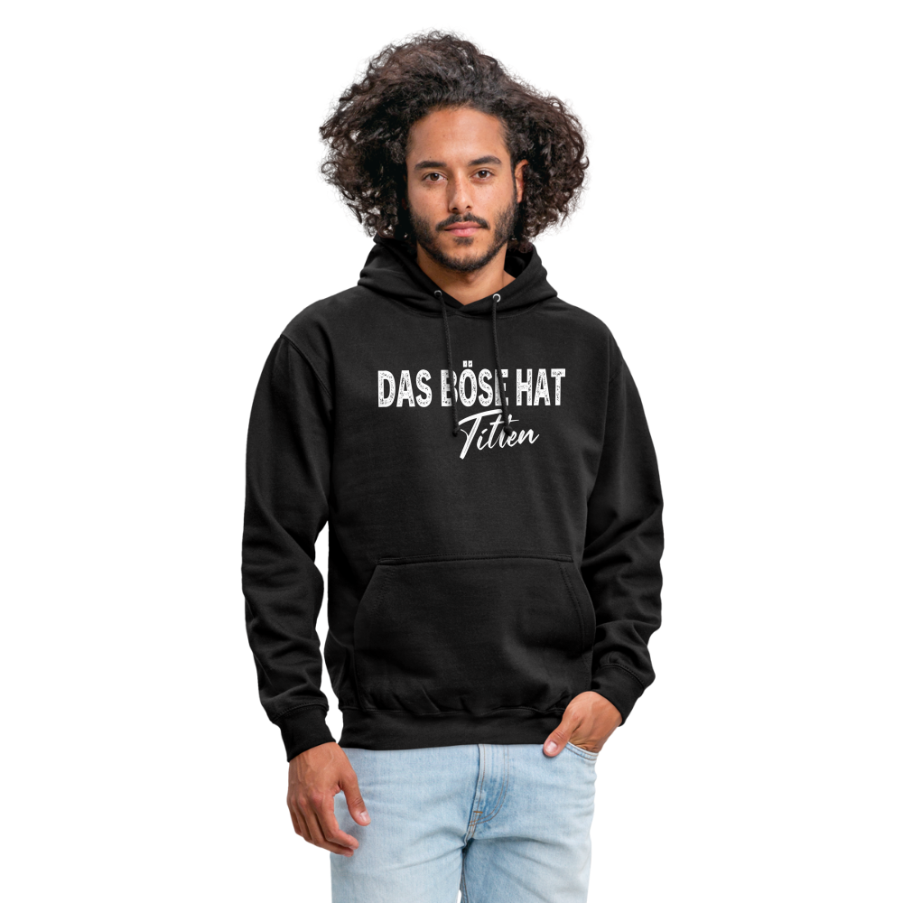 Das böse hat Titten Kapuzenpulli | Lustiger Spruch Hoodie - Schwarz