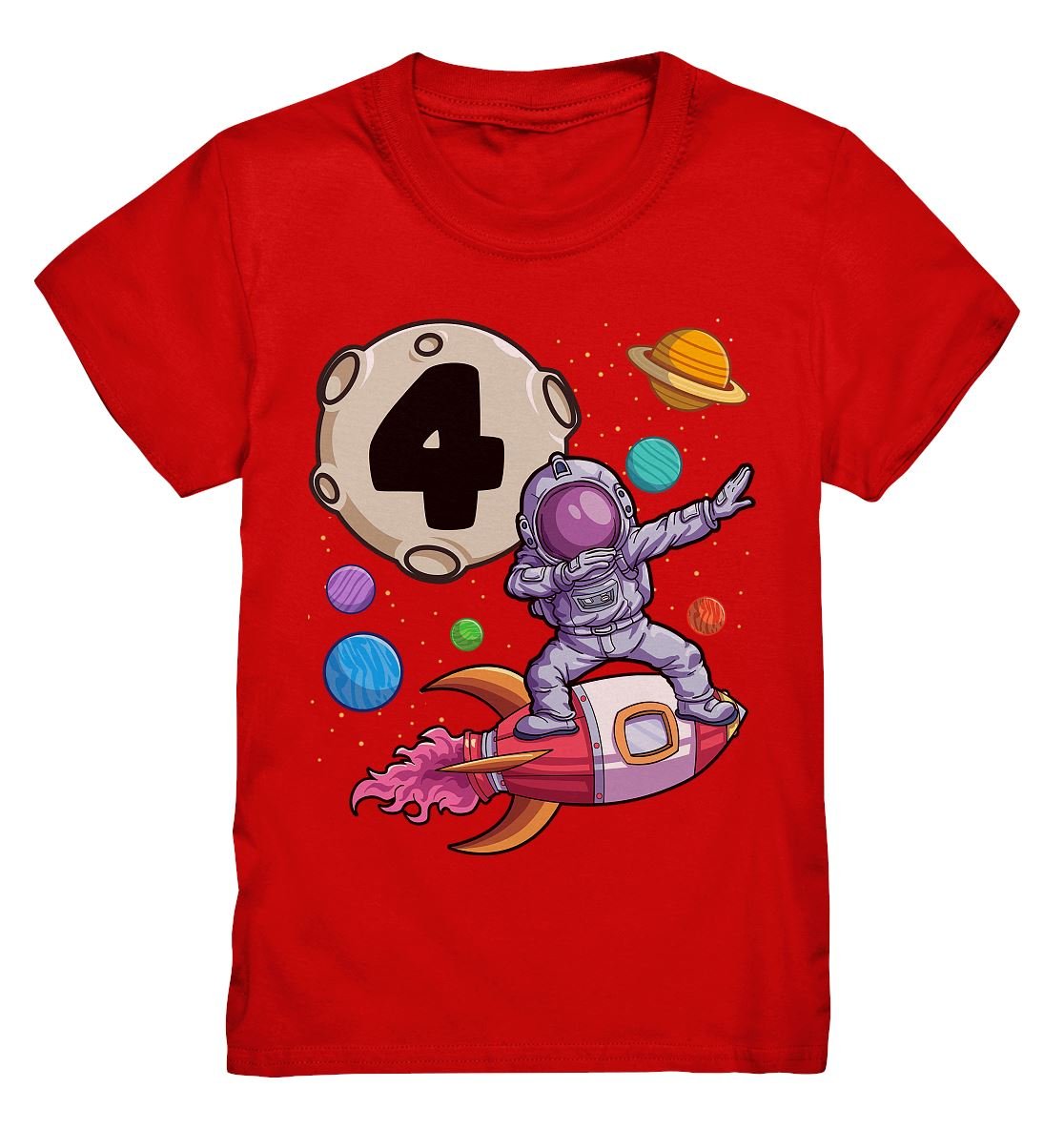 4. Geburtstag Astronaut - Kids Premium Shirt - BINYA