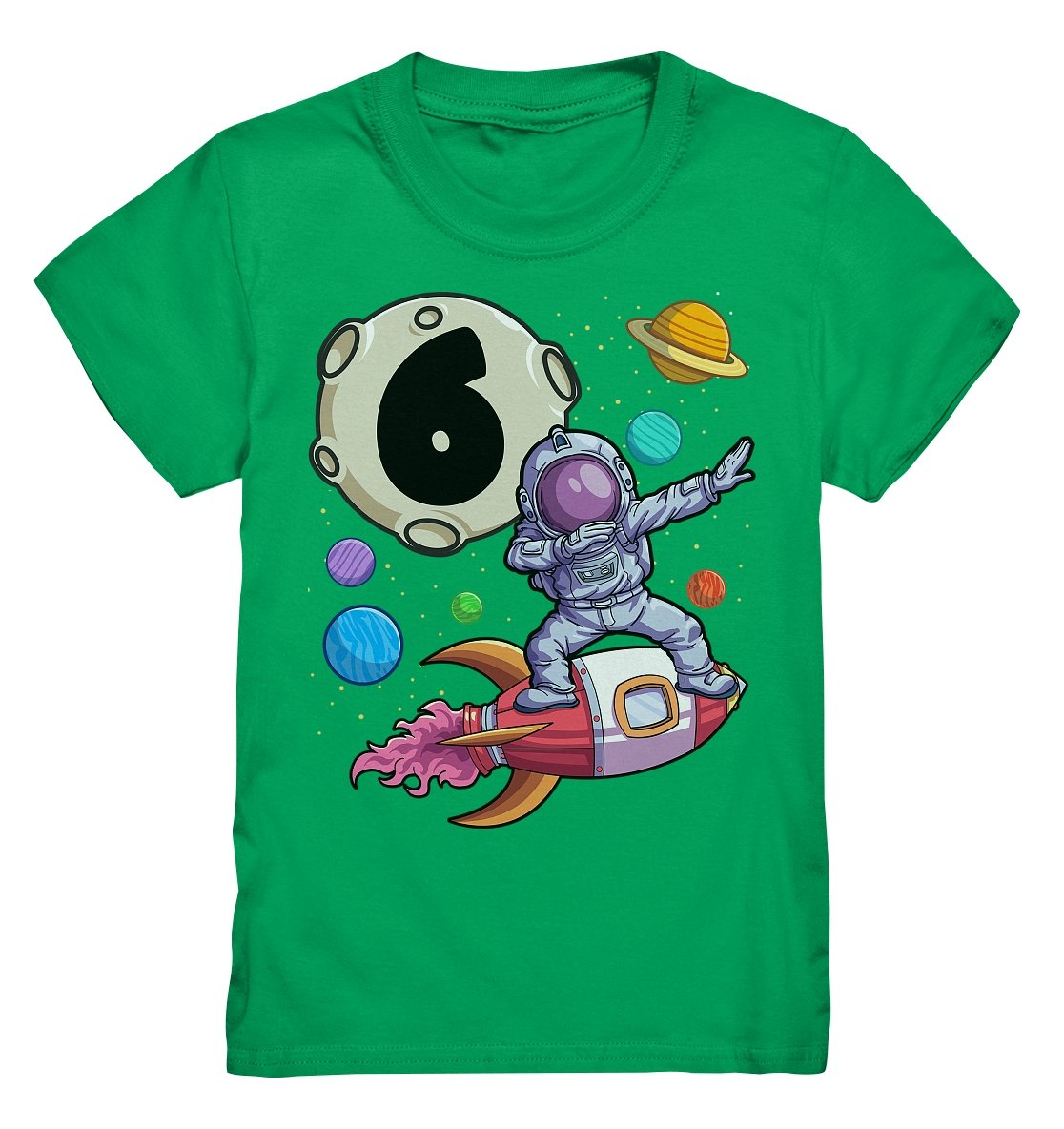 6. Geburtstag Astronaut - Kids Premium Shirt - BINYA