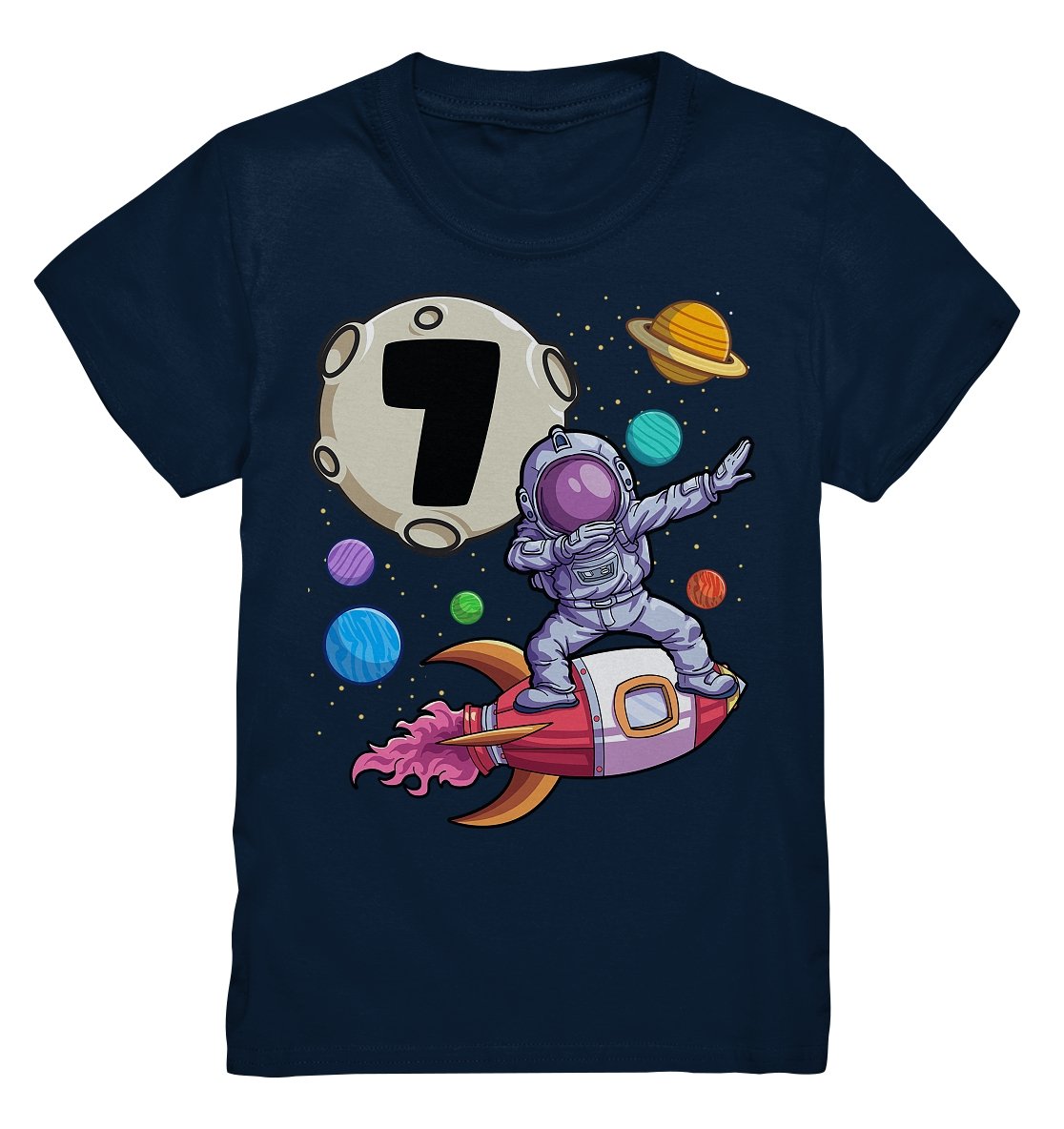 7. Geburtstag Astronaut - Kids Premium Shirt - BINYA
