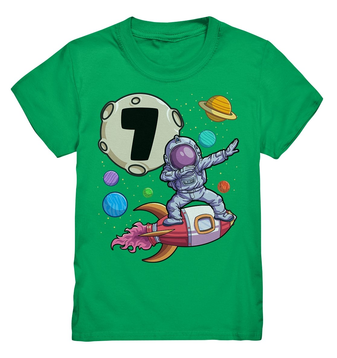 7. Geburtstag Astronaut - Kids Premium Shirt - BINYA