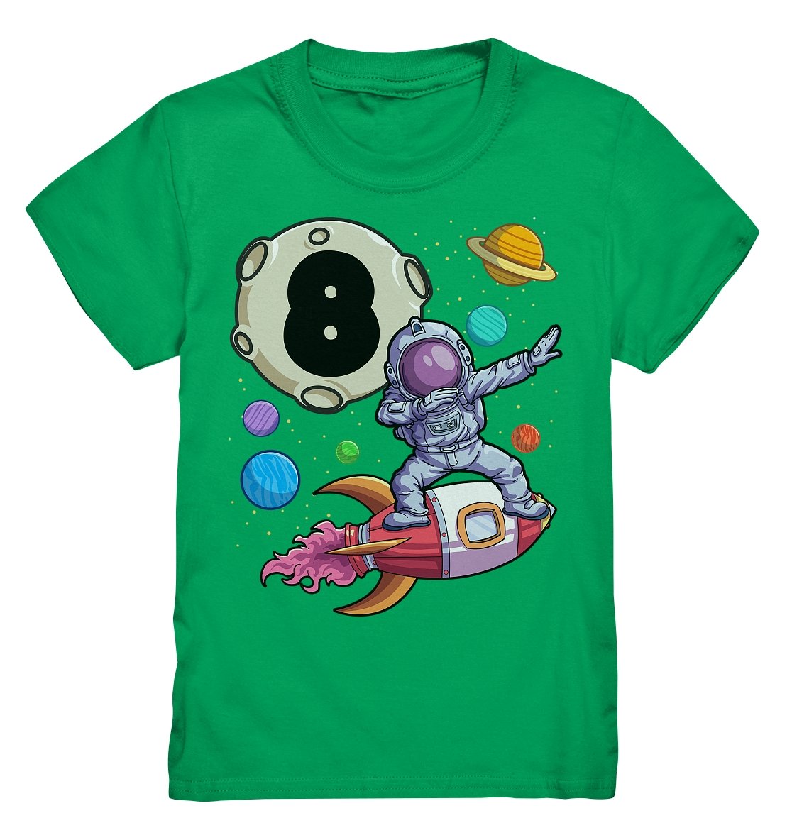 8. Geburtstag Astronaut - Kids Premium Shirt - BINYA