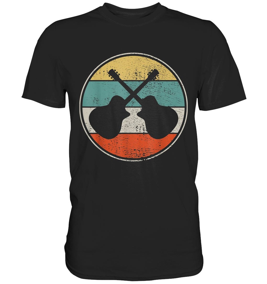 Akustik Gitarre Retro - Premium Shirt - BINYA