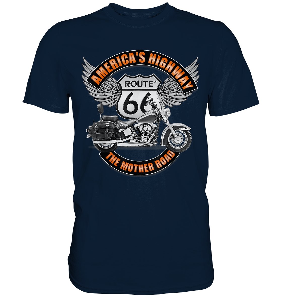 America‘s Highway Route 66 - Premium Shirt - BINYA