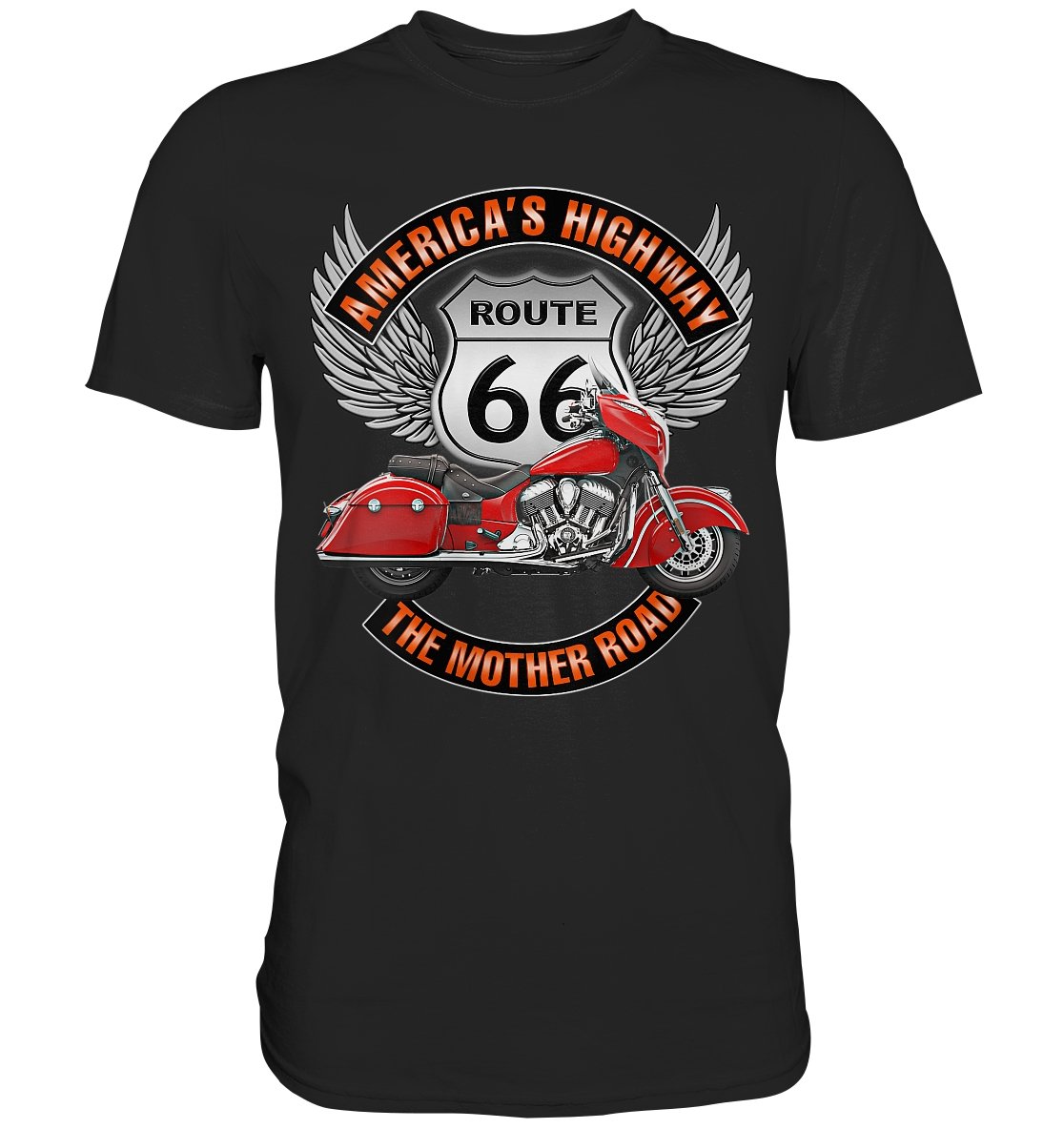 America‘s Highway Route 66 - Premium Shirt - BINYA