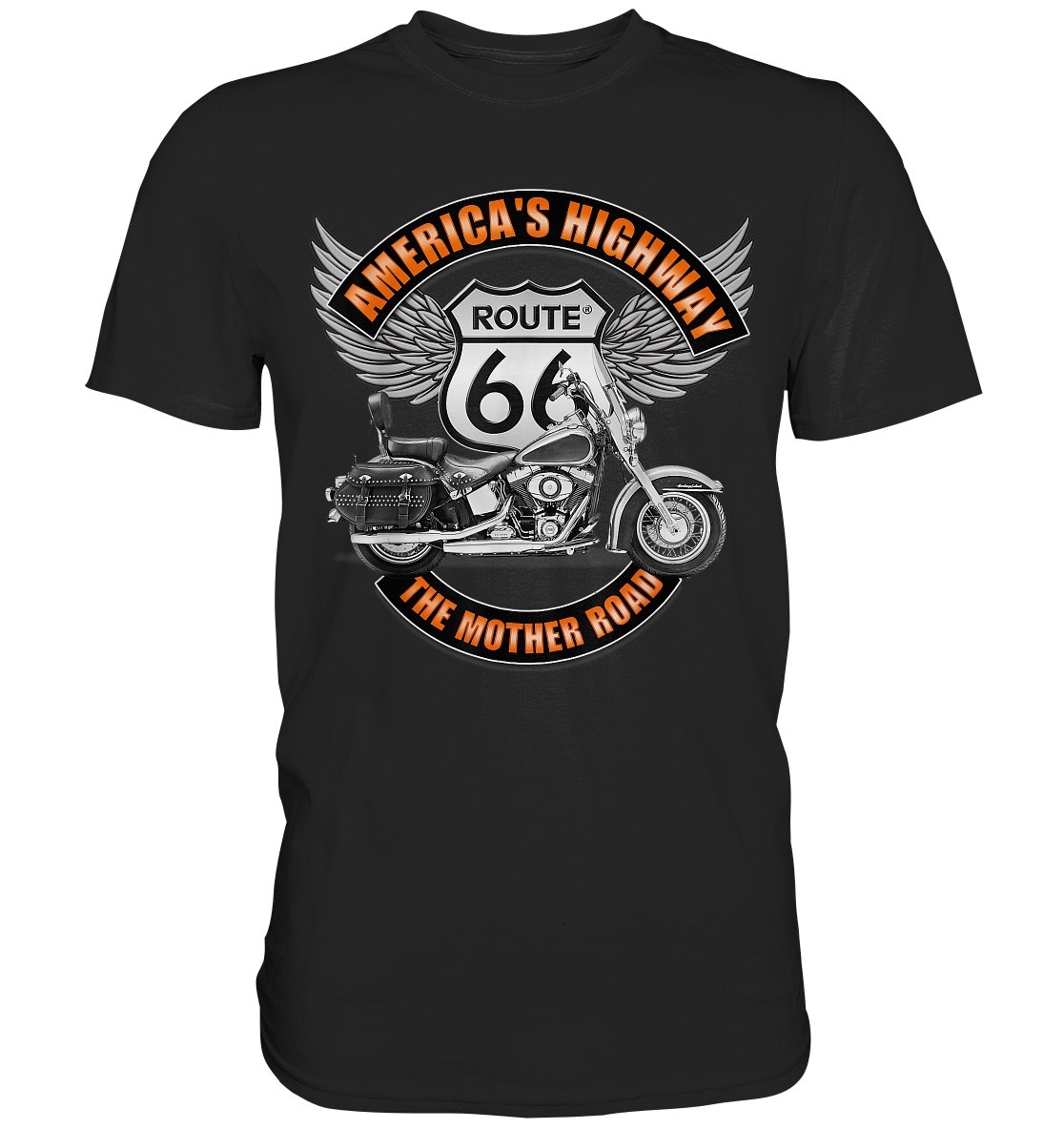 America‘s Highway Route 66 - Premium Shirt - BINYA
