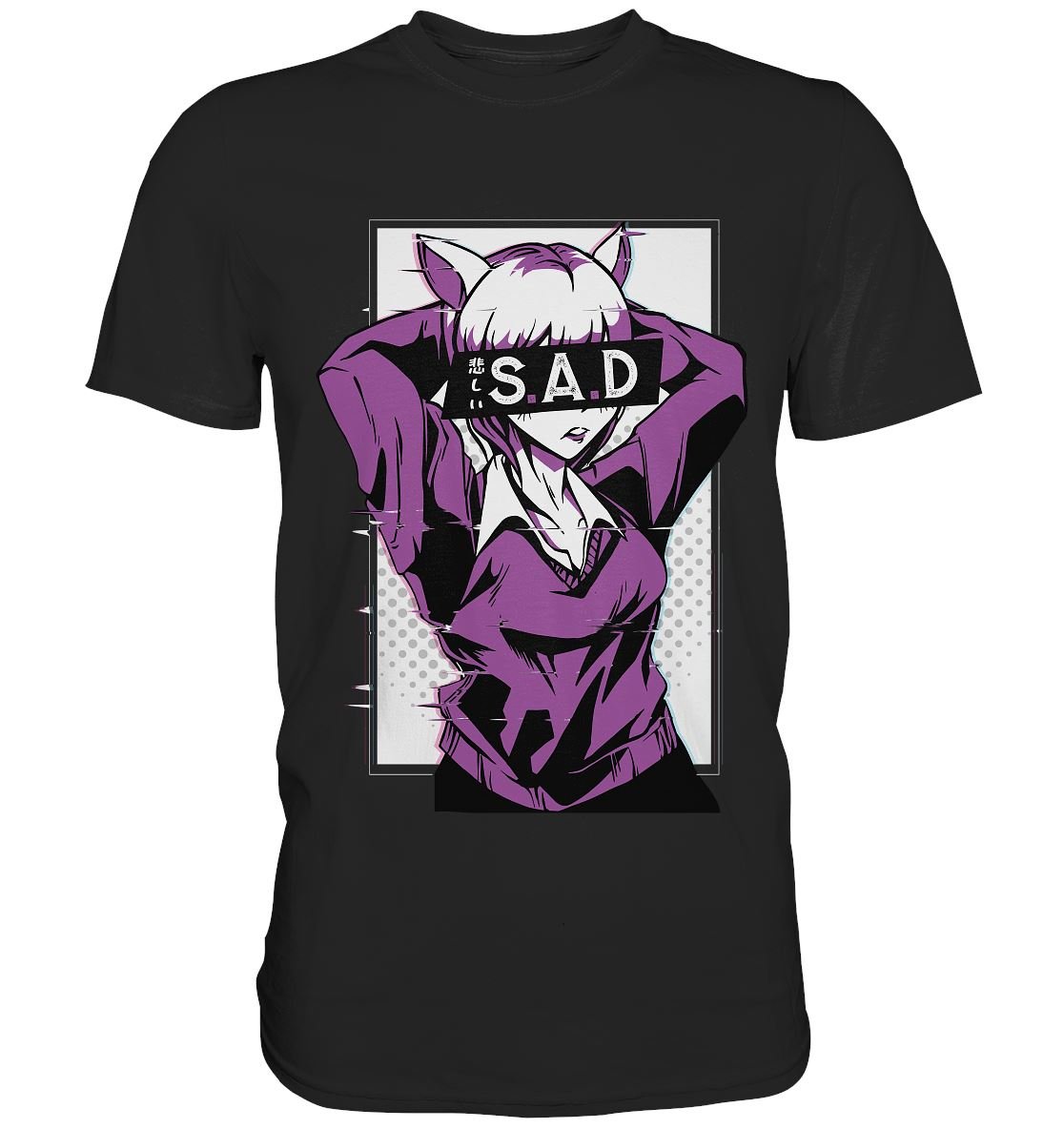 Anime S.A.D Girl - Premium Shirt - BINYA