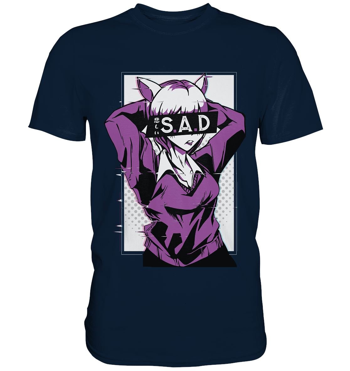 Anime S.A.D Girl - Premium Shirt - BINYA