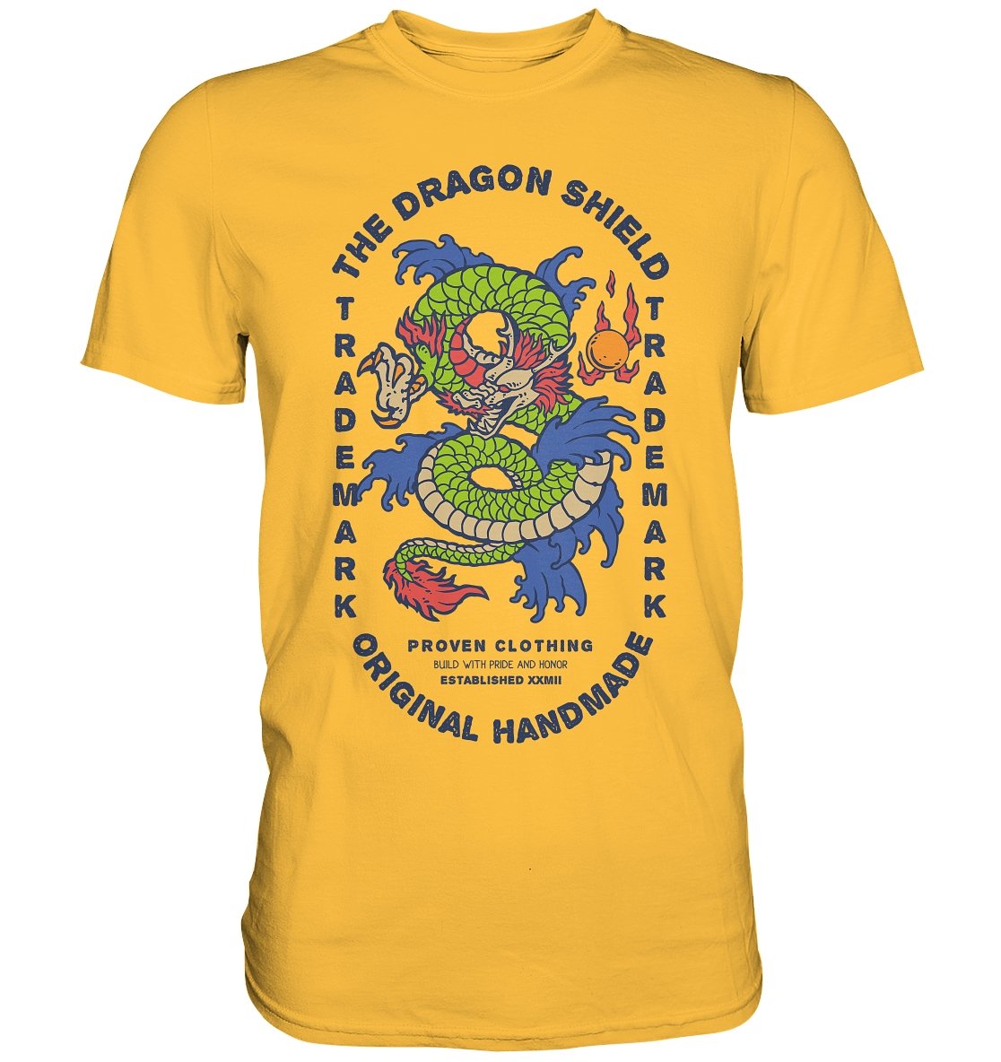 Asia Green Dragon - Premium Shirt - BINYA