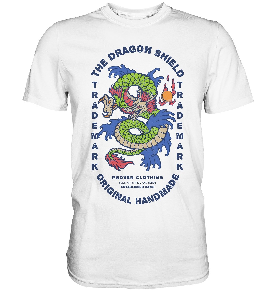Asia Green Dragon - Premium Shirt - BINYA