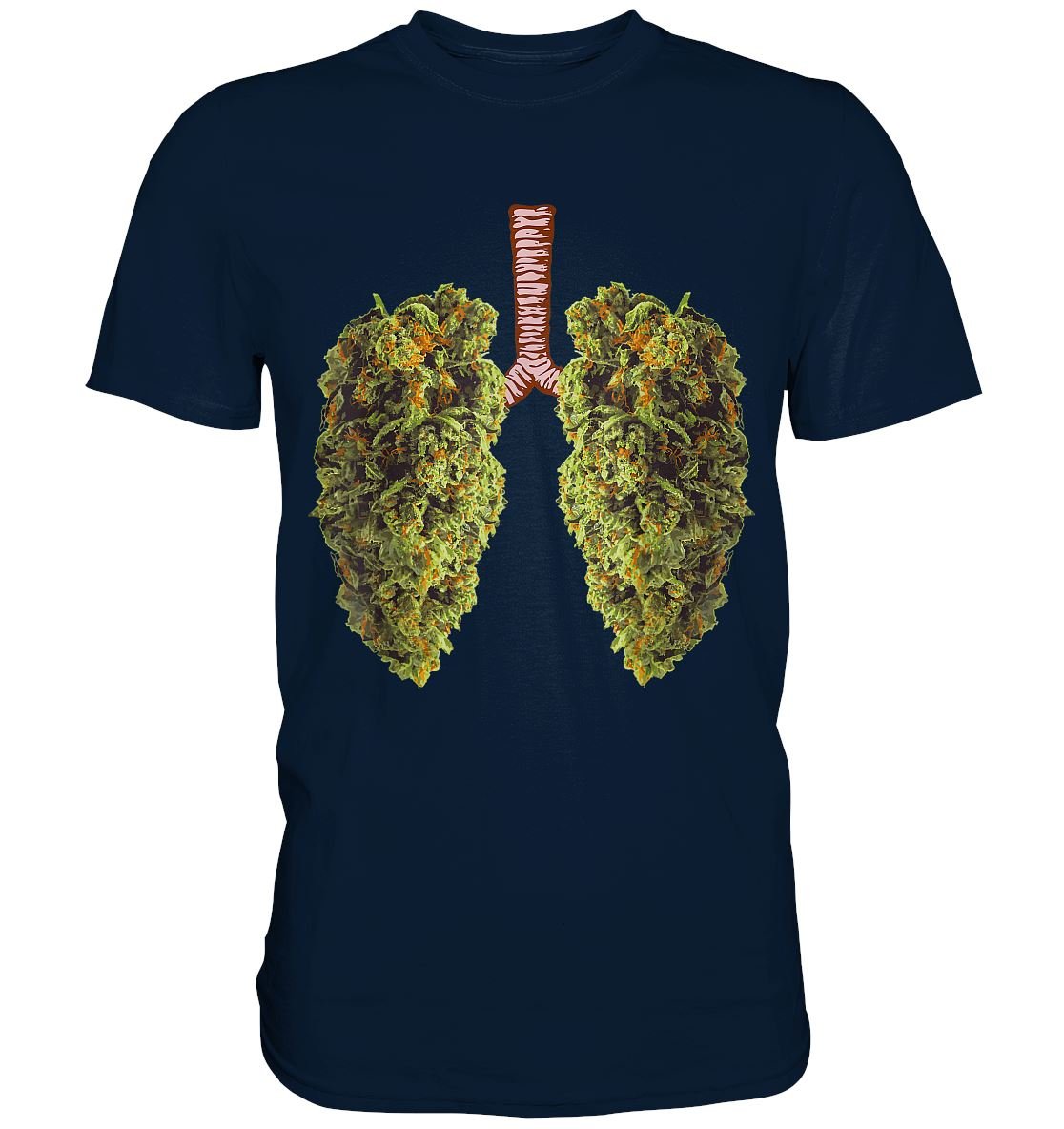 Cannabis Marihuana-Lungen-Flügel - Premium Shirt - BINYA
