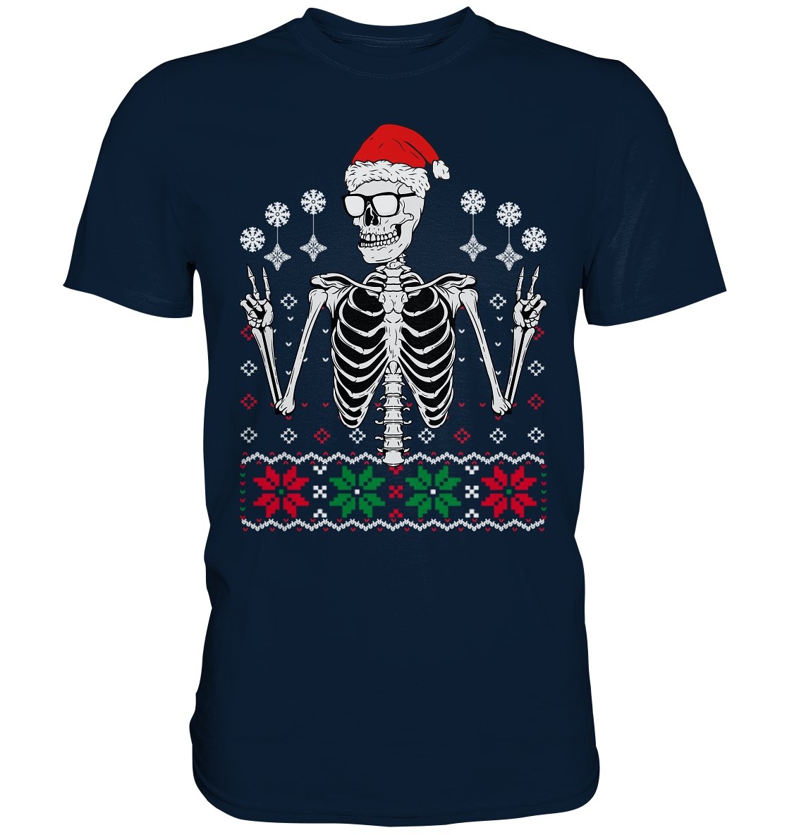 Christmas Skeleton - Premium Shirt - BINYA