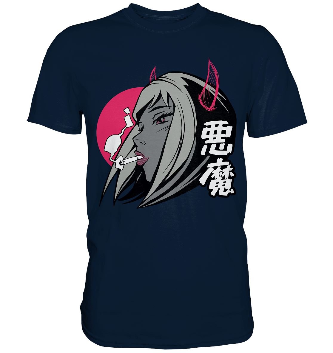 Demon Anime Girl - Premium Shirt - BINYA