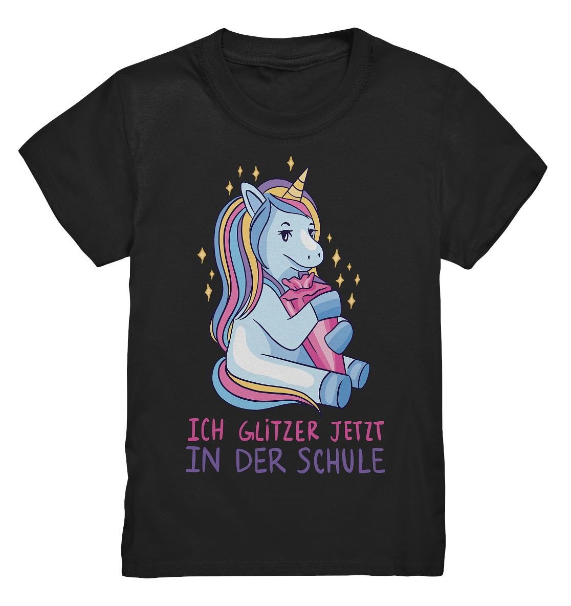 Einhorn mit Schultüte - Kids Premium Shirt - BINYA