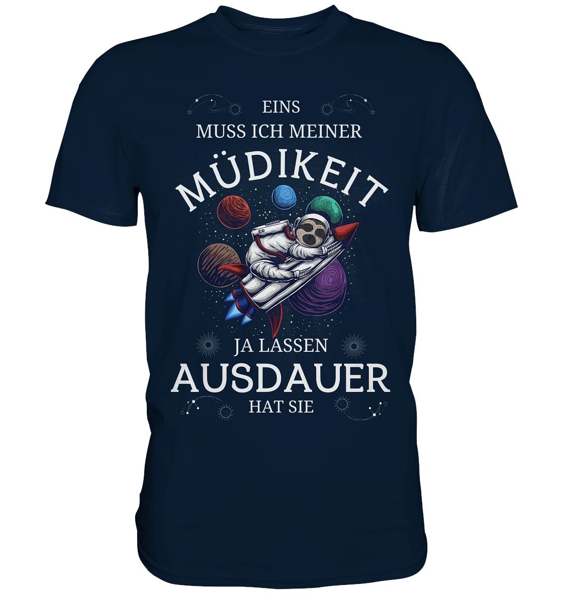 Faultier Astronaut - Premium Shirt - BINYA