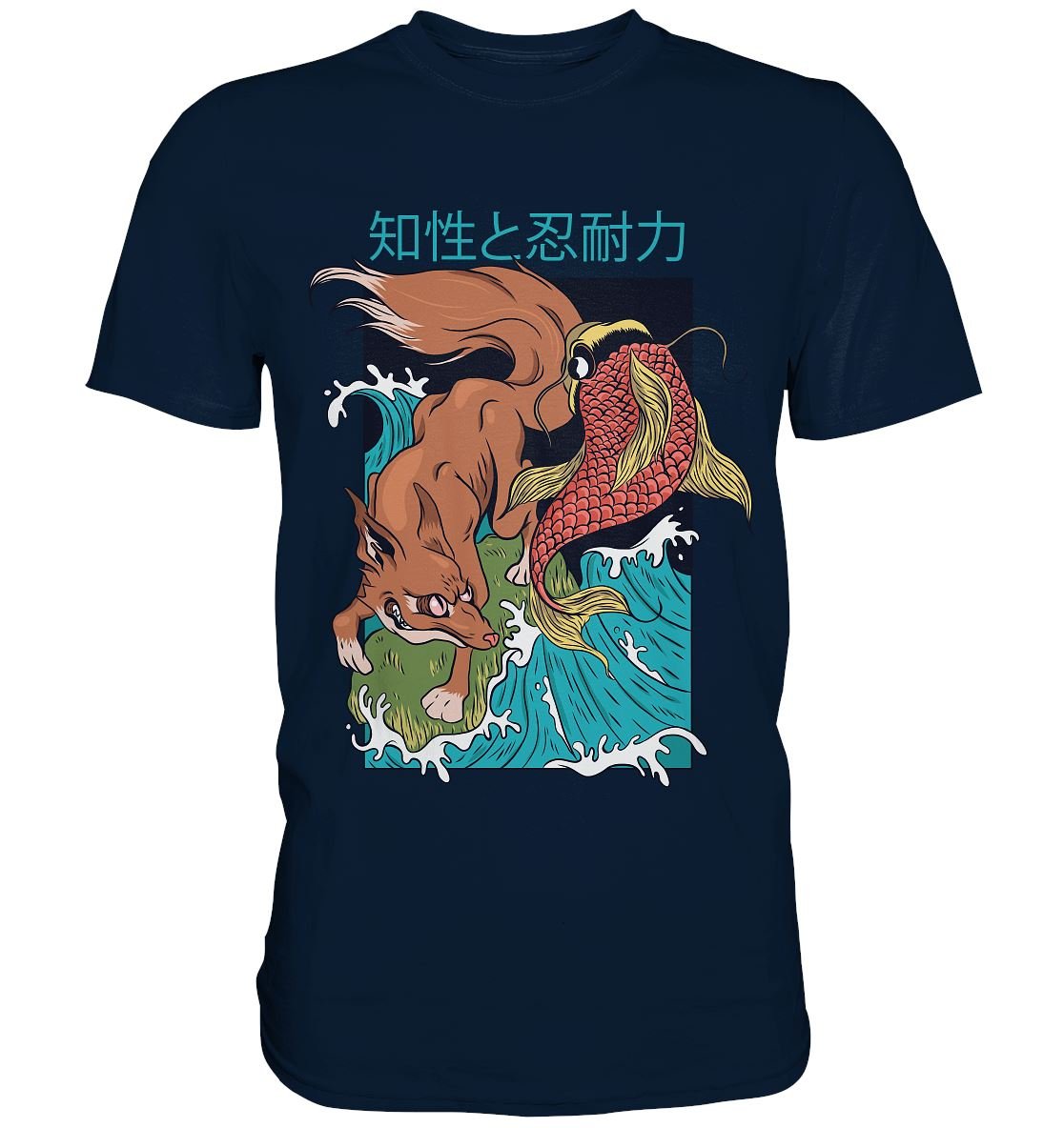 Fox and Fish - Premium Shirt - BINYA