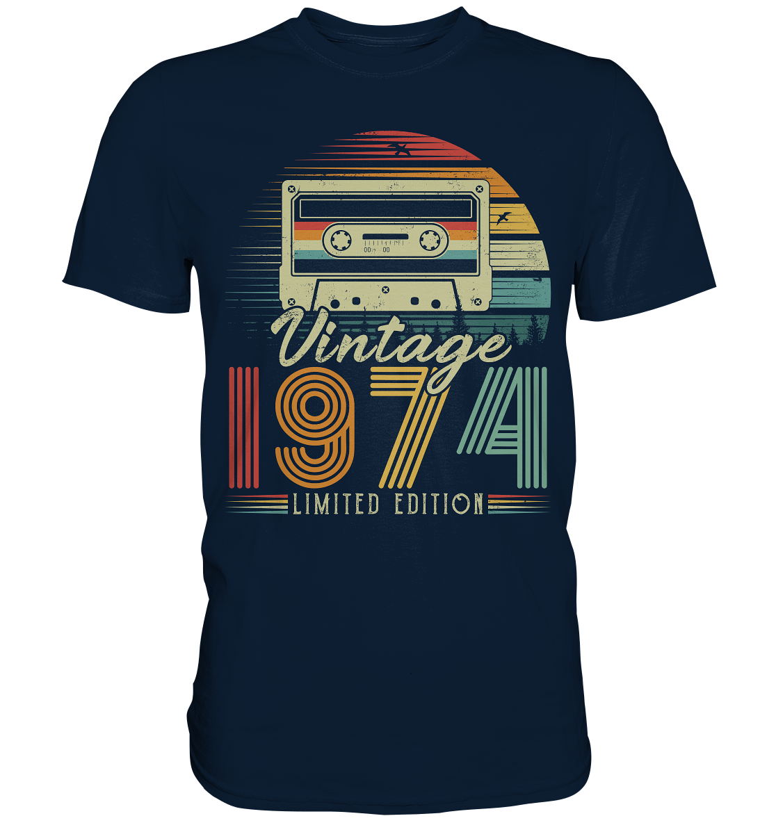 1974 Geboren Geburtstag - Premium Shirt