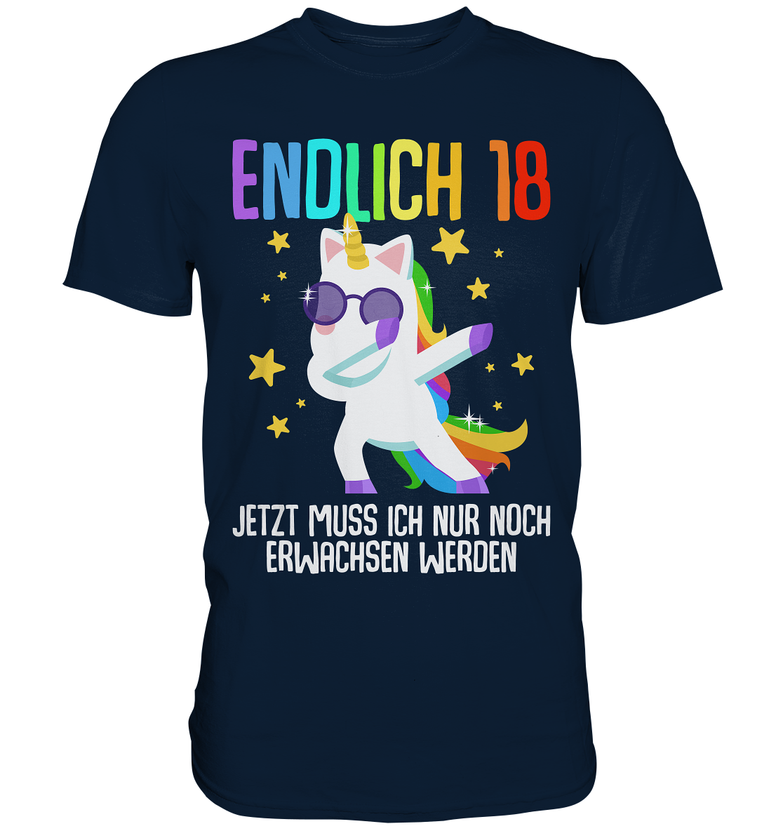 18. Geburtstag Einhorn T-Shirt – Spaß trotz Eltern daheim