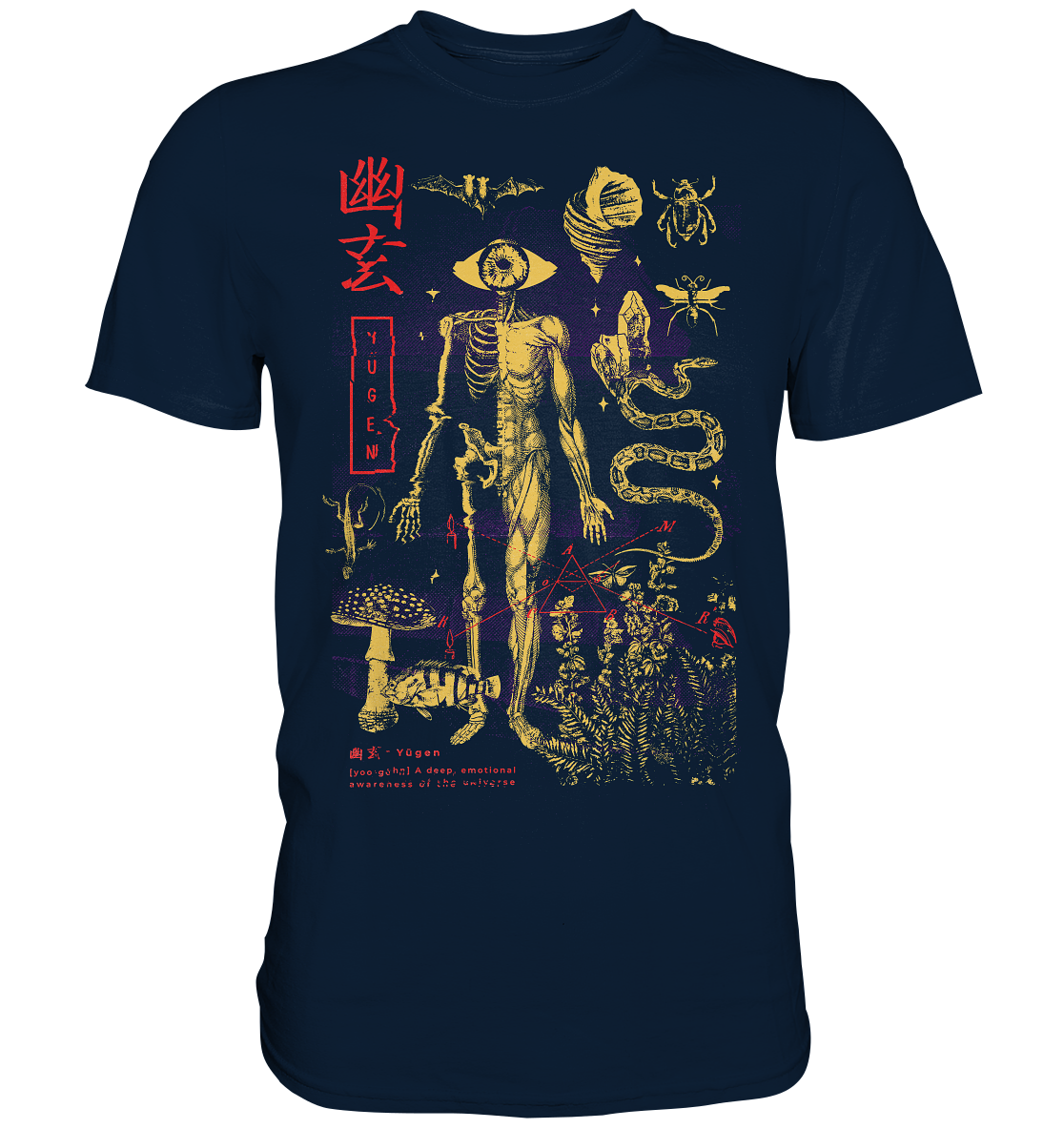 Anatomie Human Body Japanese - Premium Shirt